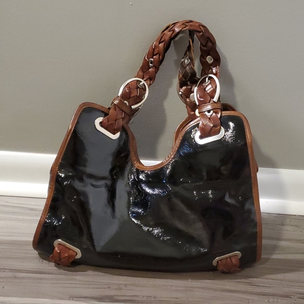 Black Patent Handbag